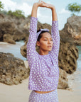 ARNOLDI Organic Cotton Sweatshirt, in Lilac Purple