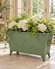 Park Hill Grand Scroll Rectangular Planter