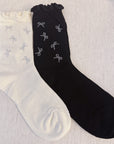 Scattered Bows Socks Set Of 2