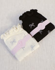Scattered Bows Socks Set Of 2