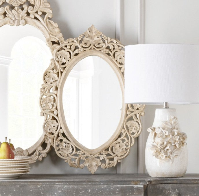 Park Hill | Vichy Hand Carved Wood Mirror