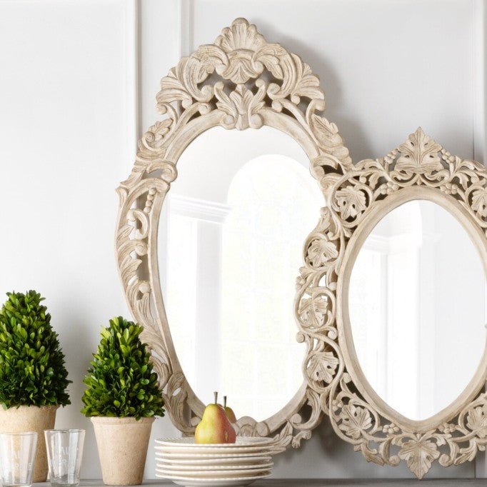 Park Hill | Auvergne Hand Carved Wood Mirror