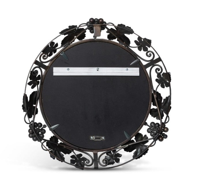 Park Hill | Grapes and Leaves Framed Mirror, Small