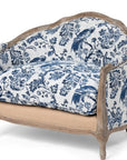 Park Hill |Bluebird Toile Settee - My Pampered Life Seattle