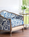 Park Hill |Bluebird Toile Settee - My Pampered Life Seattle