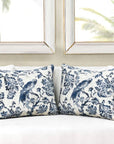 Park Hill |Estate Pillows, Bluebird Toile, Set of 2
