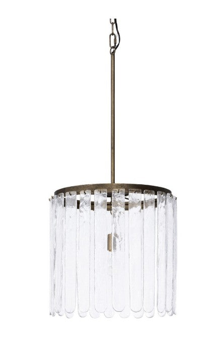 Park Hill | Dawson Glass Panel Chandelier