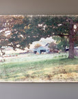 Park Hill | Distressed Watercolor Barn Print On Canvas