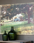 Park Hill | Distressed Watercolor Barn Print On Canvas