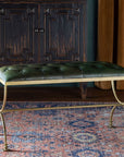 Park Hill | Farleigh House Leather Bench