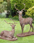 Park Hill |Cast Iron Estate Stags, Set of 2