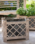 Park Hill |Lattice Iron Garden Planter