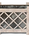 Park Hill |Lattice Iron Garden Planter