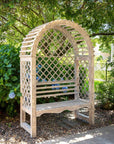Park Hill |Iron Garden Trellis with Bench - My Pampered Life Seattle