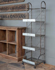 Park Hill | Grocer's Metal Bread Rack - My Pampered Life Seattle