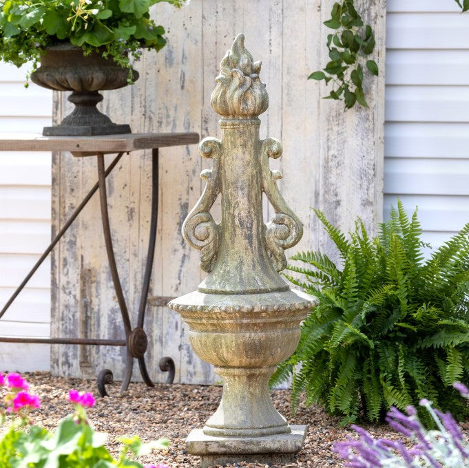 Park Hill | Courtyard Garden Torch Statue