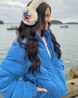American Star Patch Faux Fur C.C Earmuff