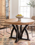 Park Hill | Elba Round Wood Dining Table - My Pampered Life Seattle