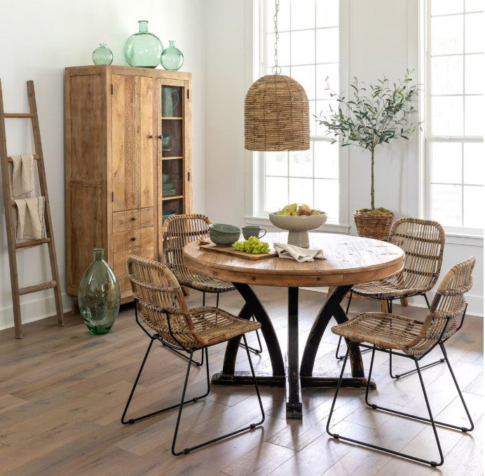 Park Hill | Elba Round Wood Dining Table