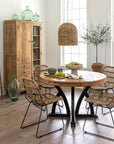 Park Hill | Elba Round Wood Dining Table - My Pampered Life Seattle
