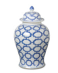Park Hill Imperial Ceramic Ginger Jar, Blue and White
