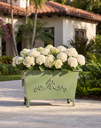 Park Hill Grand Scroll Rectangular Planter