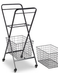 Park Hill Double Market Cart – Black Iron