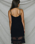 Lace Hem Layering Slip Dress