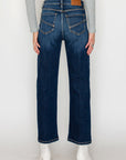 Artemis Vintage |High Rise Ankle Straight Jeans - Western Detail Design