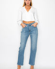Artemis Vintage |Plus Tummy Control High Rise Straight Jeans