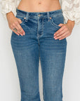 TUMMY CONTROL HIGH RISE SLIM FLARE JEANS *Signature* - My Pampered Life Seattle