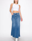 Artemis Vintage |Astrid Denim Mermaid Maxi Skirt - My Pampered Life Seattle