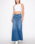 Artemis Vintage |Astrid Denim Mermaid Maxi Skirt - My Pampered Life Seattle
