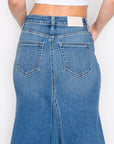Artemis Vintage |Astrid Denim Mermaid Maxi Skirt - My Pampered Life Seattle