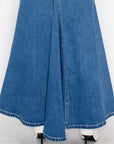Artemis Vintage |Astrid Denim Mermaid Maxi Skirt - My Pampered Life Seattle