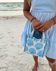 Quilted Block-Print Mini Tote Bag - My Pampered Life Seattle
