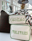 Falalalalala - Green Canvas Large Bag - My Pampered Life Seattle
