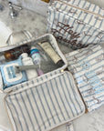 Western Blues Striped - Clear Coat Toiletry Case - My Pampered Life Seattle