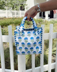 Quilted Block-Print Mini Tote Bag - My Pampered Life Seattle