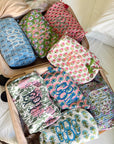 Quilted Block-Print Makeup Bag - My Pampered Life Seattle