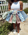 Quilted Block-Print Mini Tote Bag - My Pampered Life Seattle