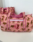 Quilted Block-Print Duffel Bag - My Pampered Life Seattle