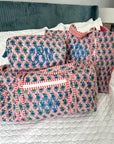 Quilted Block-Print Duffel Bag - My Pampered Life Seattle