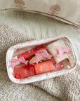 3 Bows Medium - Pink Toile
