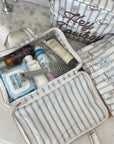 Western Blues Striped - Clear Coat Toiletry Case - My Pampered Life Seattle