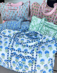 Quilted Block-Print Duffel Bag - My Pampered Life Seattle
