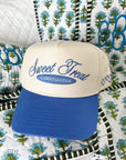 Sweet Treat Connoisseur - Periwinkle Vintage Trucker Hat - My Pampered Life Seattle