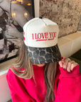 I Love You Sooooo Much - Leopard Vintage Hat - My Pampered Life Seattle