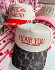 I Love You Sooooo Much - Leopard Vintage Hat - My Pampered Life Seattle