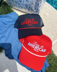 Living the American Dream - Red and Navy Vintage Trucker Hat - My Pampered Life Seattle